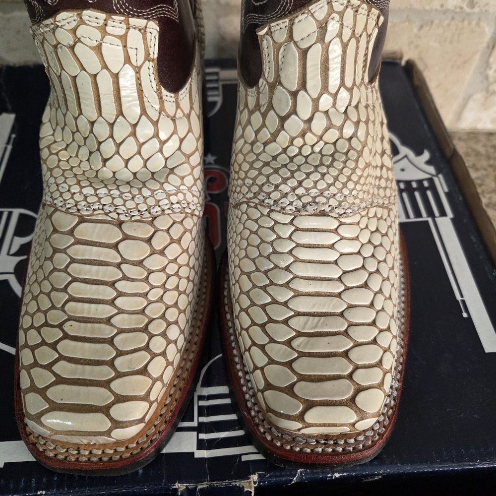 Pistolero Kids Phyton Cowboy Boots - Picture 9 of 10
